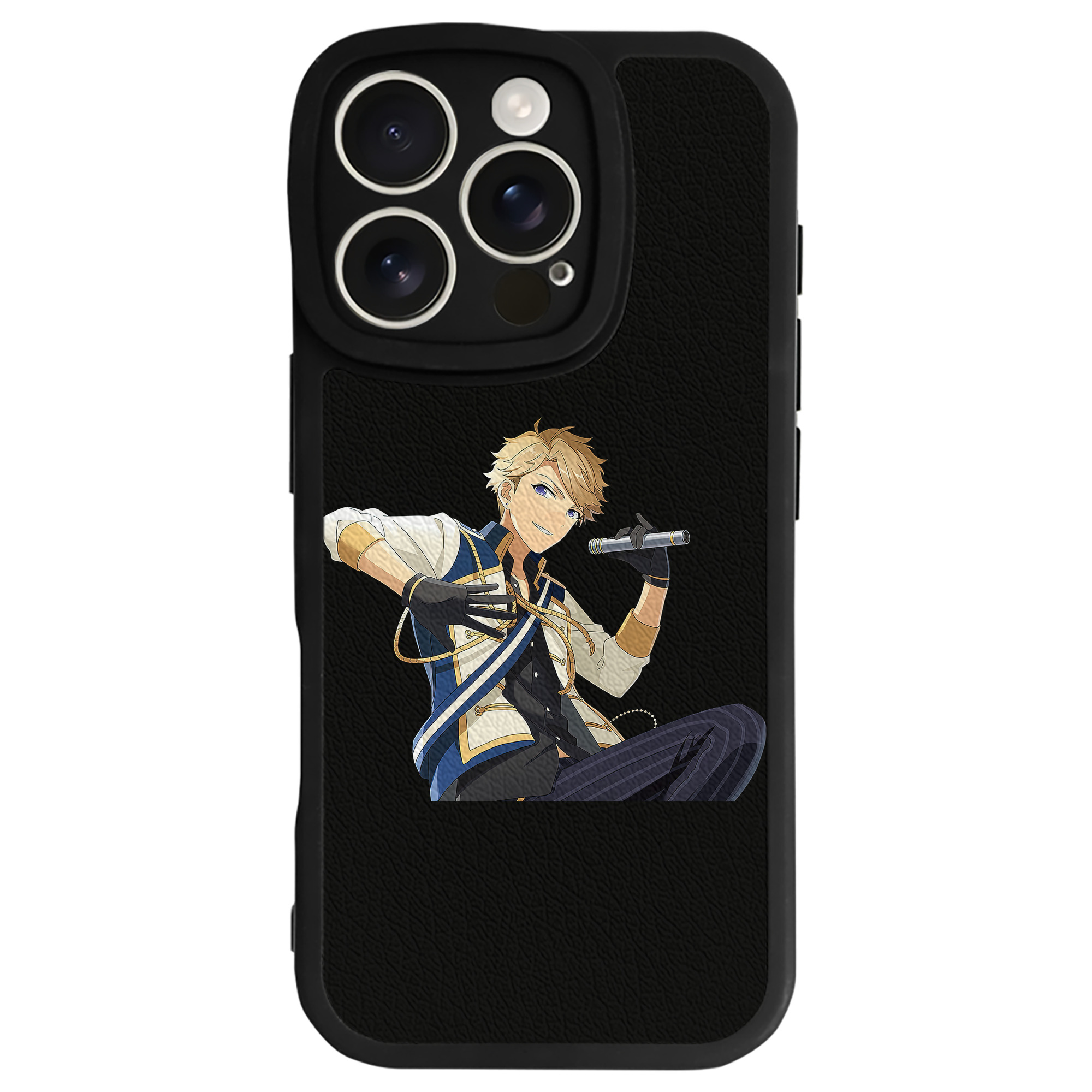 （画像用） あんさんぶるスターズ! Ensemble Stars 【iPhone 16シリーズ対応】シリコンスマホケース（レザー調） 材質：シリコン
